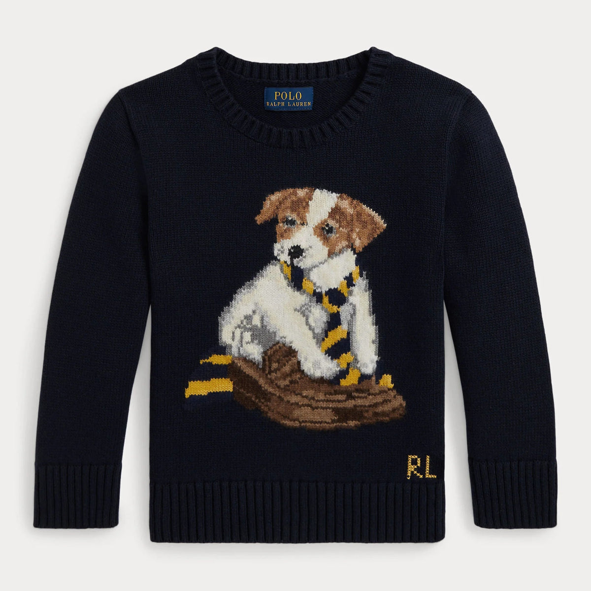 RL KNIT SWEATER DOG