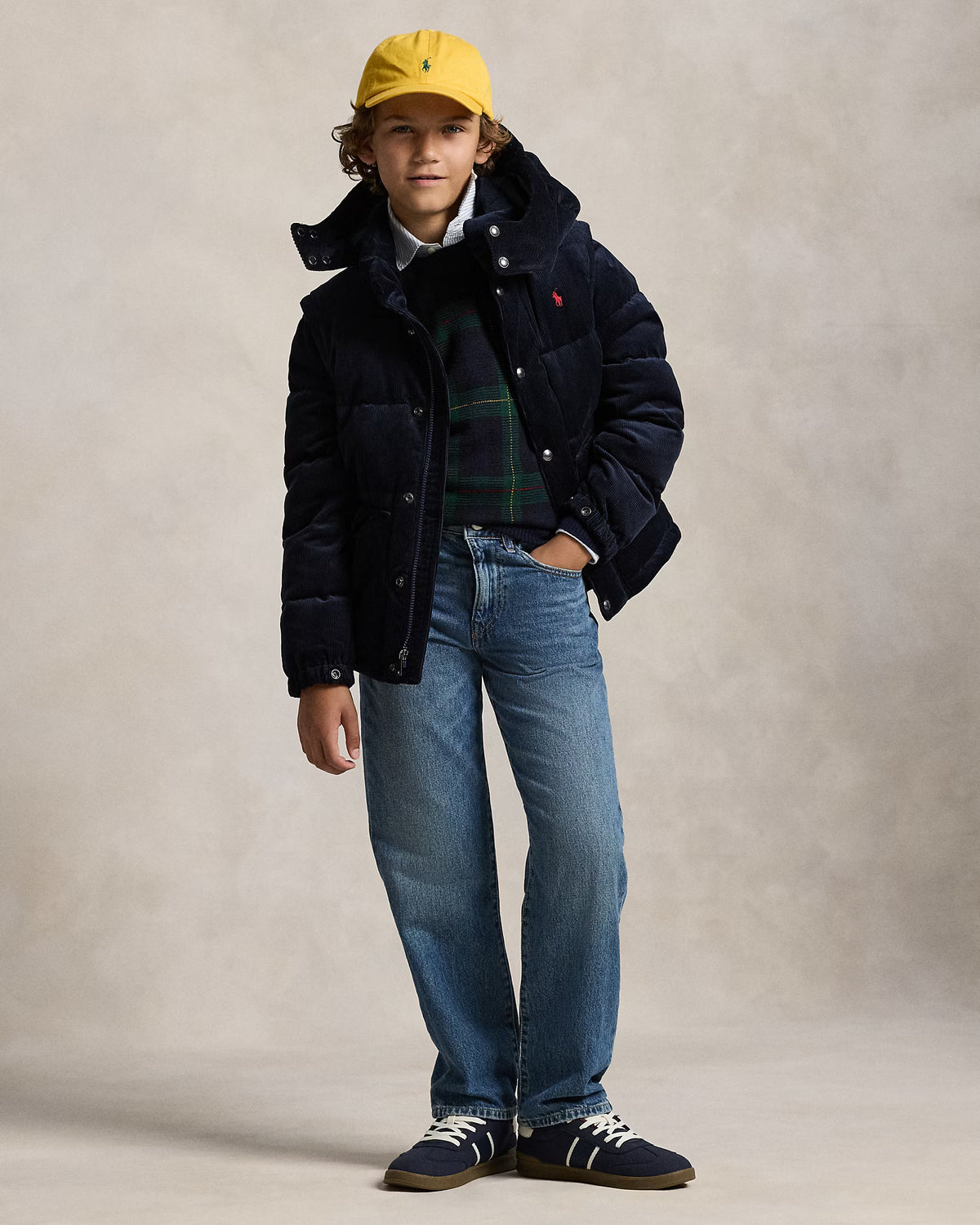 POLO CORDUROY BOULDER JACKET AVIATOR NAVY