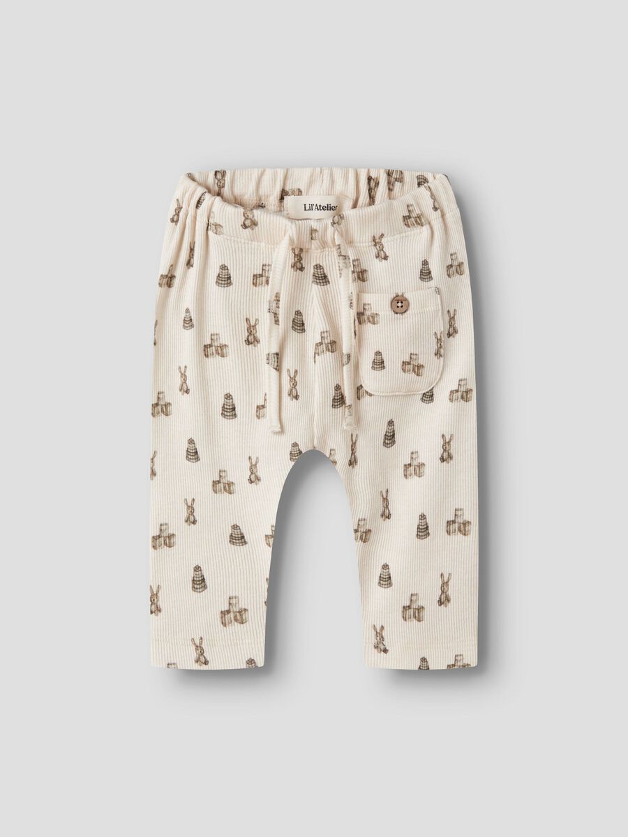 LIL'ATELIER NBNGAVO LOOSE PANTS TURTLEDOVE/TOYS