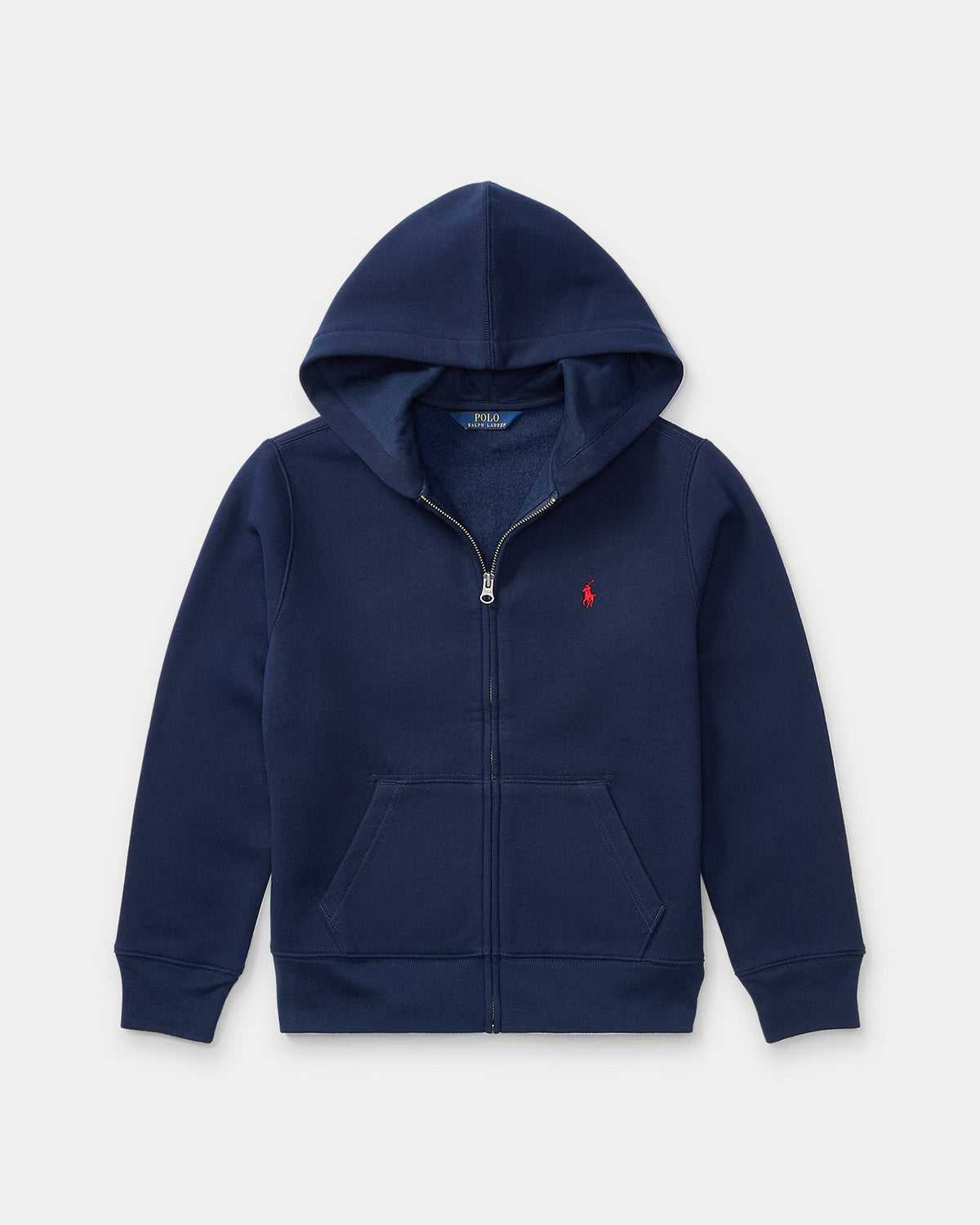 POLO FLEECE ZIP HOODIE NAVY